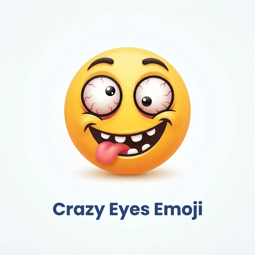 How to use crazy eyes emoji the right way