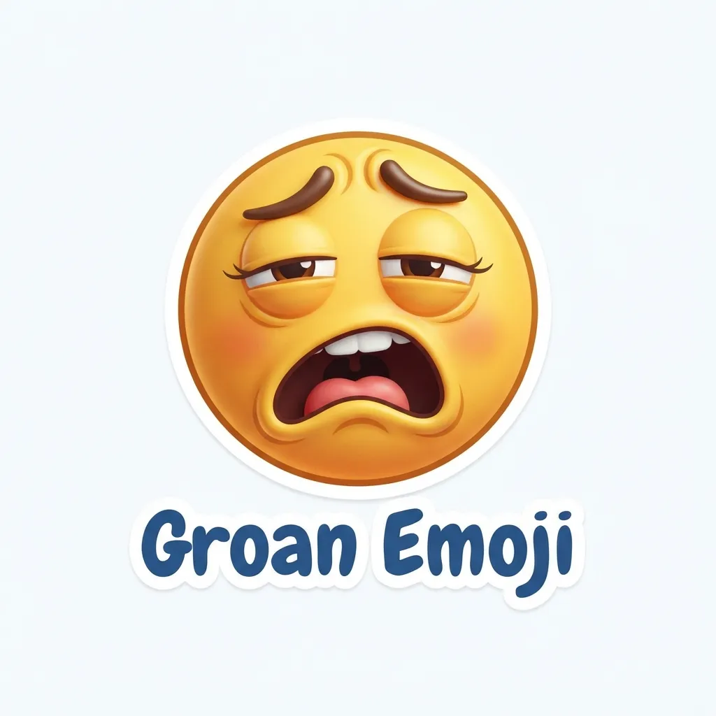How to use groan emoji the right way