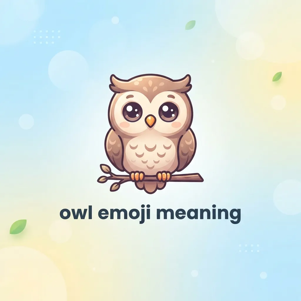 How to use owl emoji meaning the right way