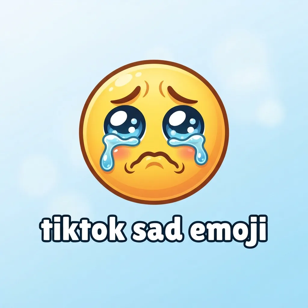 How to use tiktok sad emoji the right way