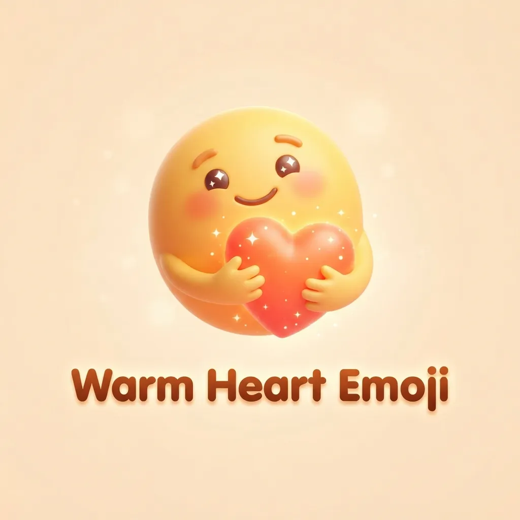 How to use warm heart emoji the right way