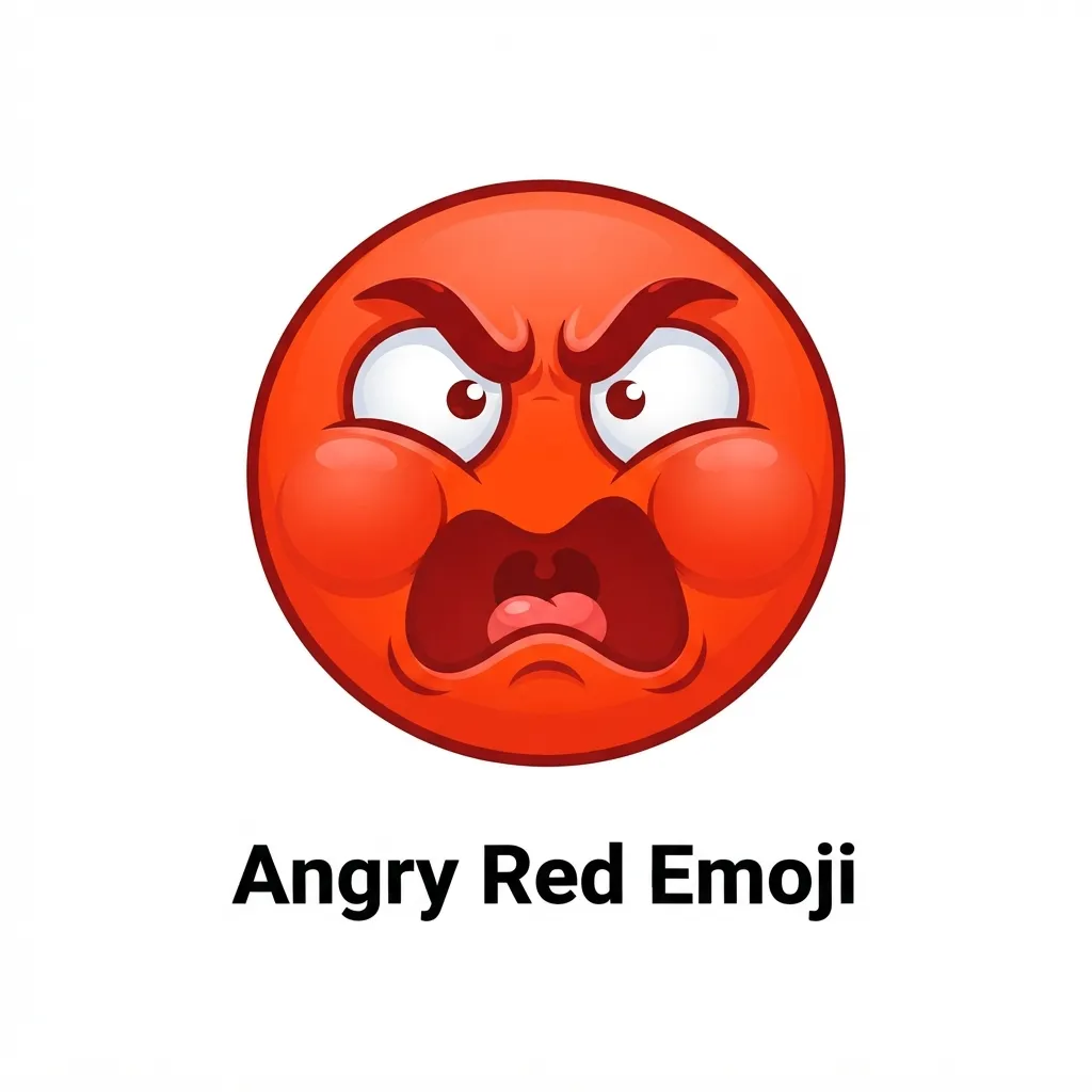 Trending angry red emoji in 2026