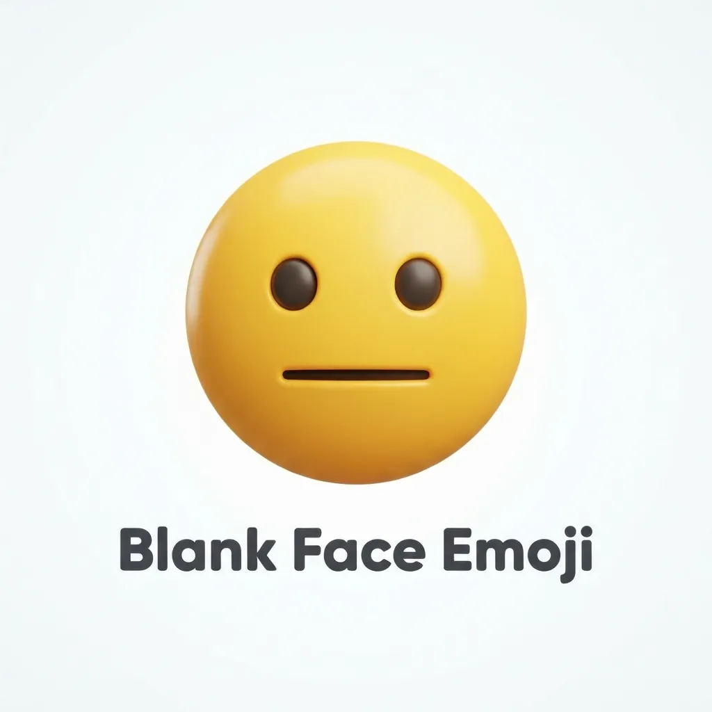 Trending blank face emoji in 2026