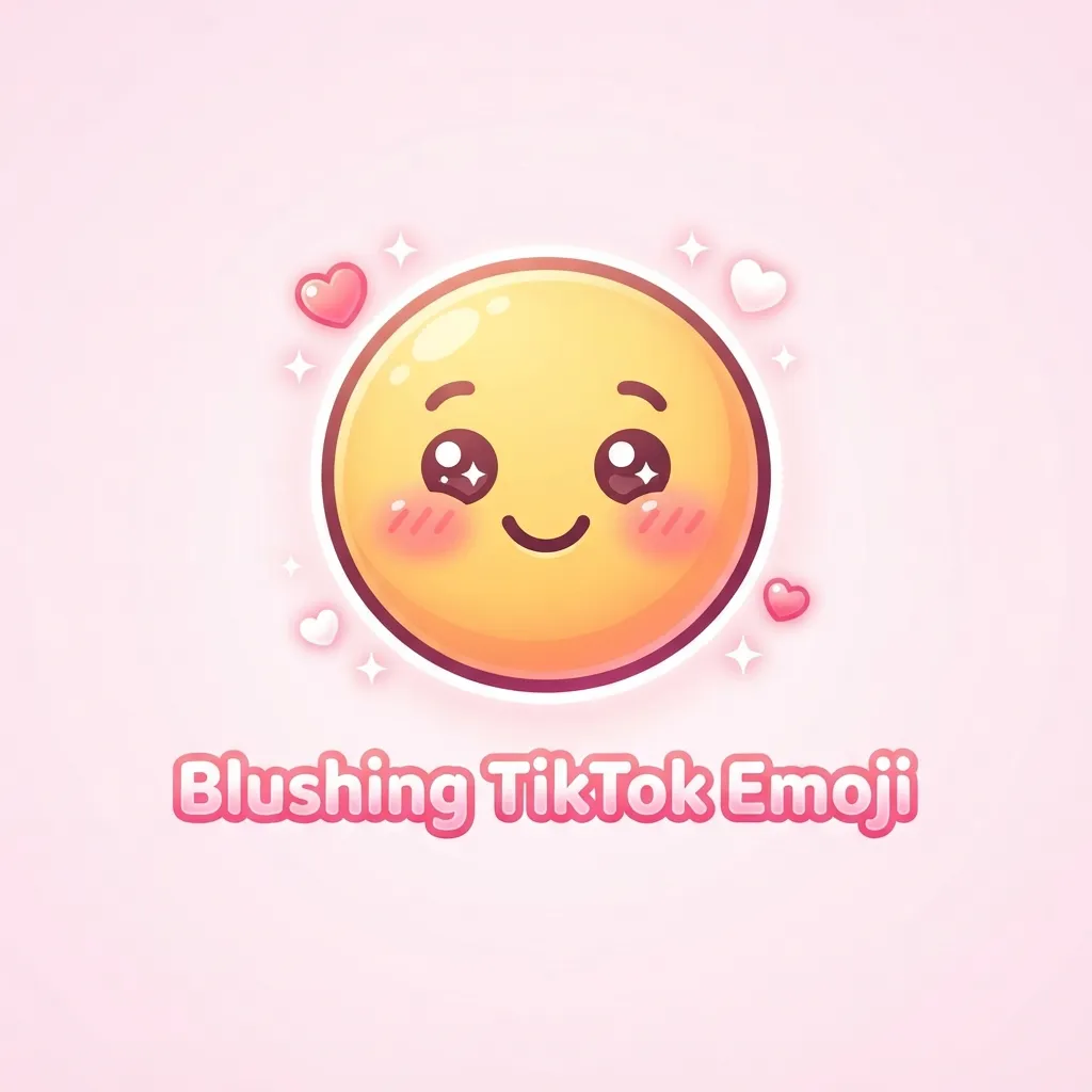 Trending blushing TikTok emoji in 2026