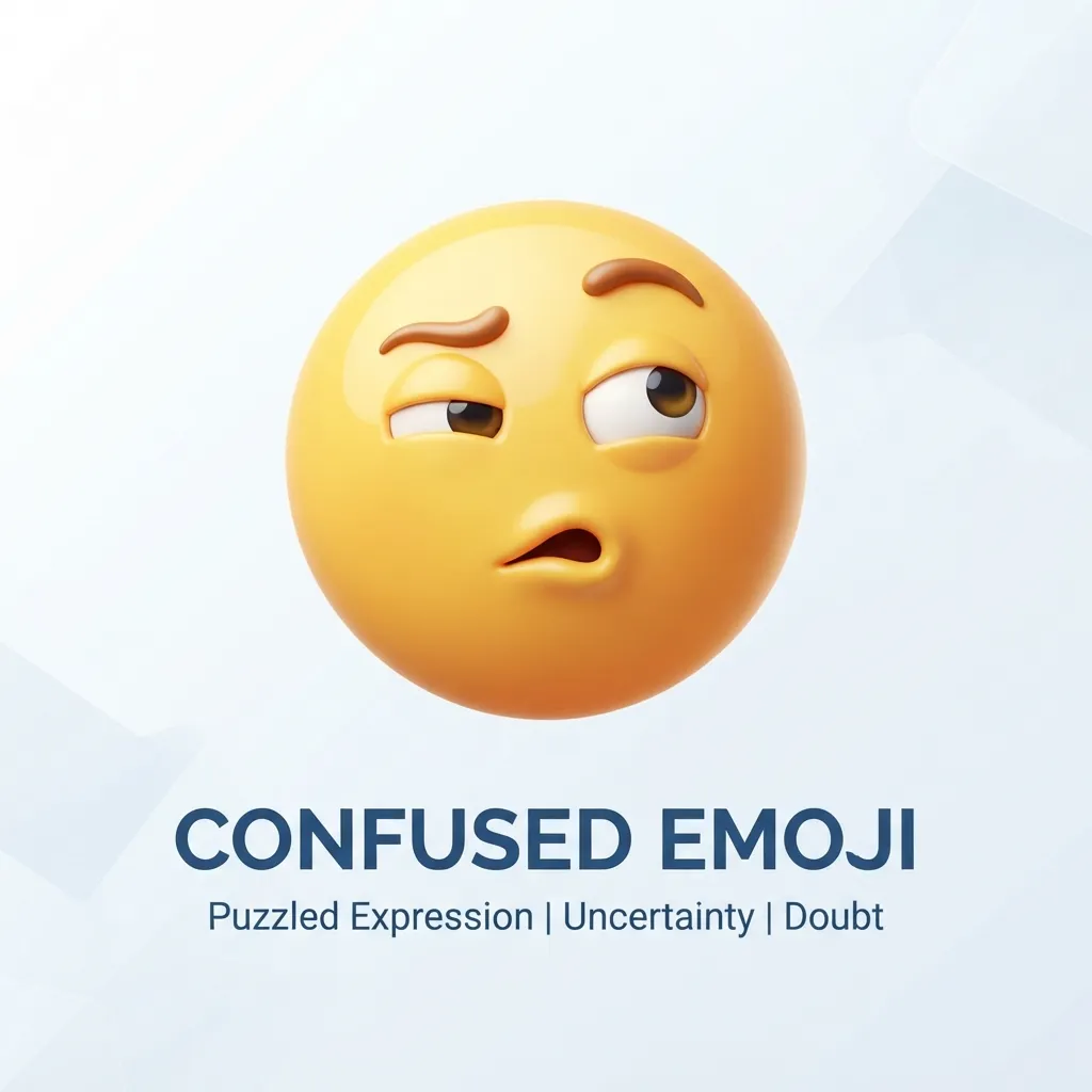 Trending confused emoji in 2026