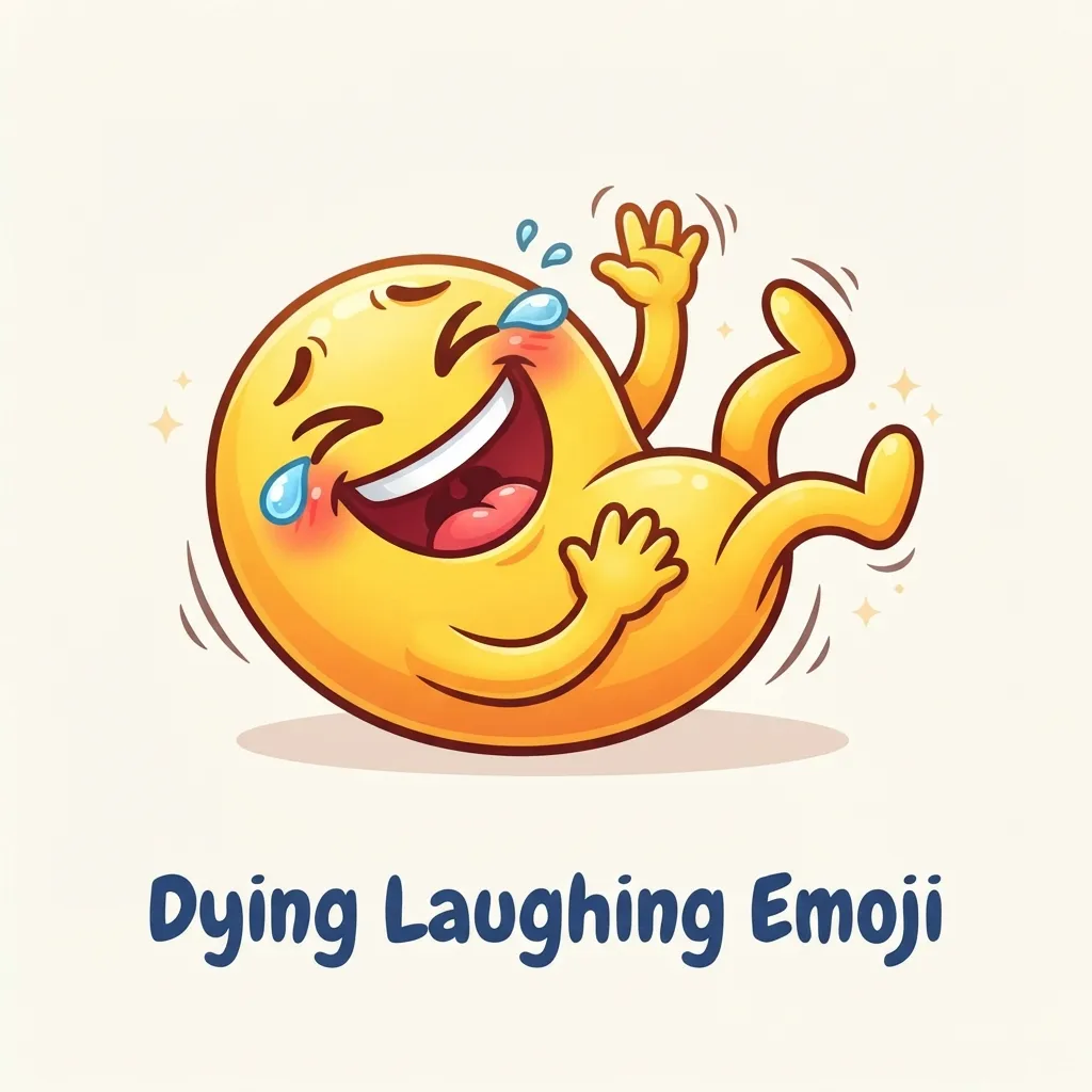 Trending dying laughing emoji in 2026