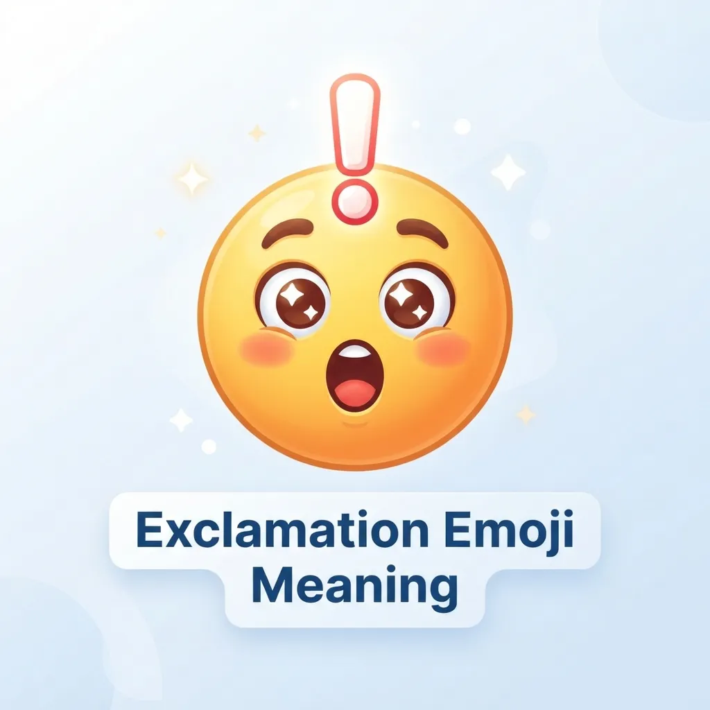 Trending exclamation emoji in 2026