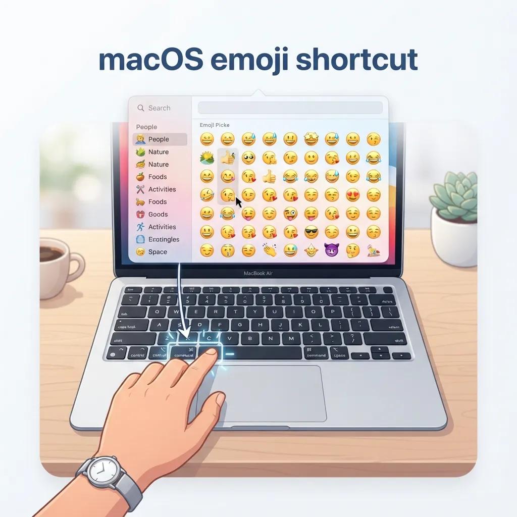 Trending macOS emoji shortcut in 2026