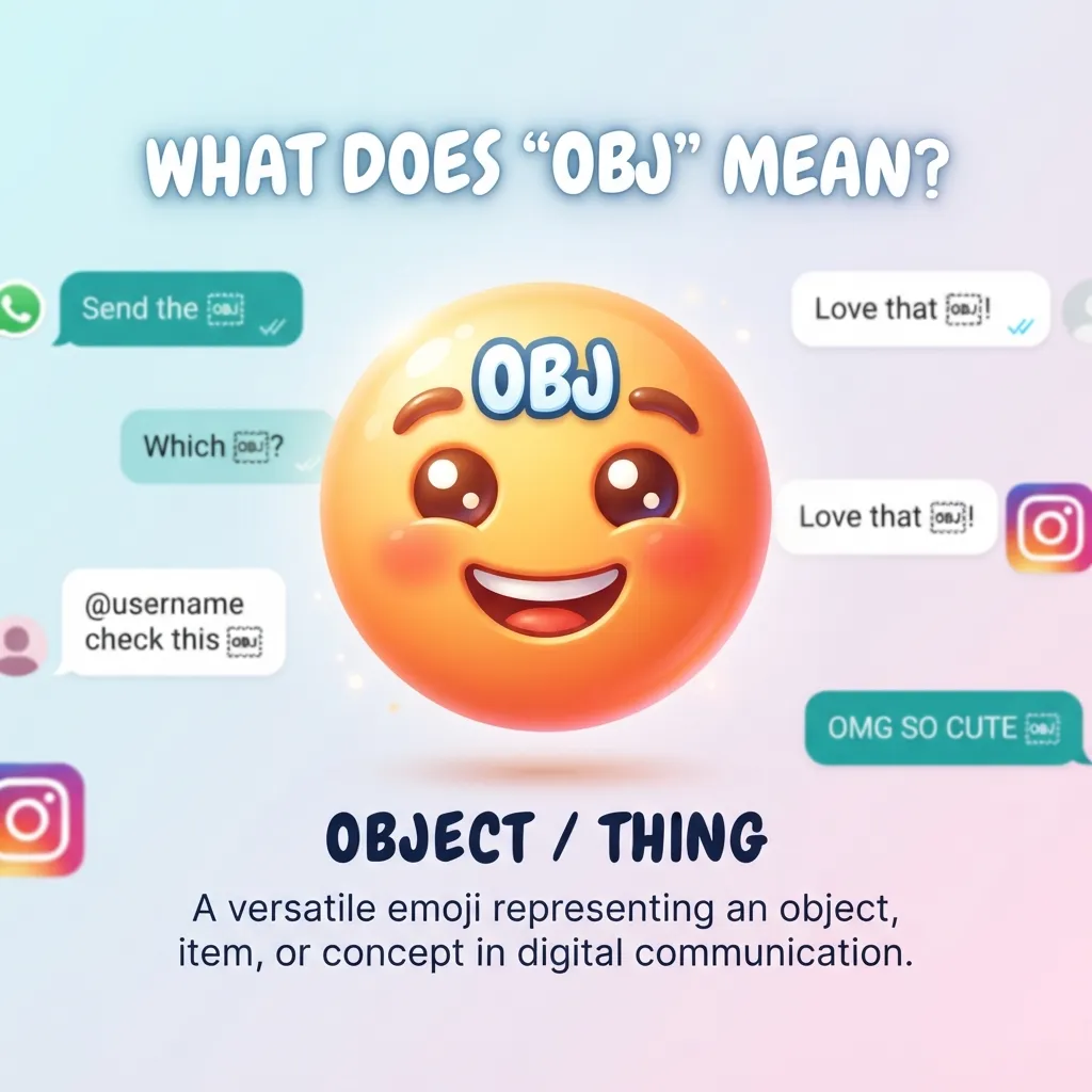 Trending OBJ emoji meaning in 2026