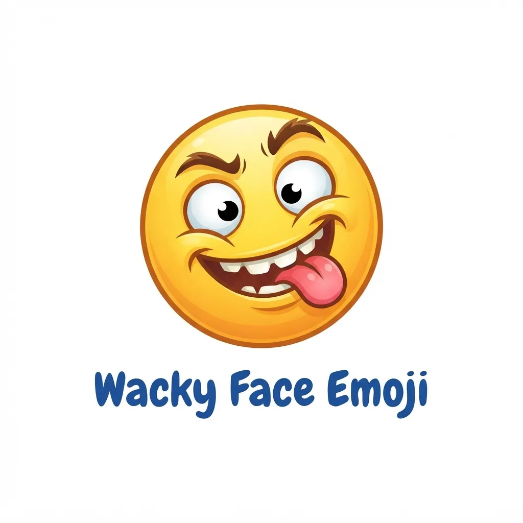 Trending wacky face emoji in 2026