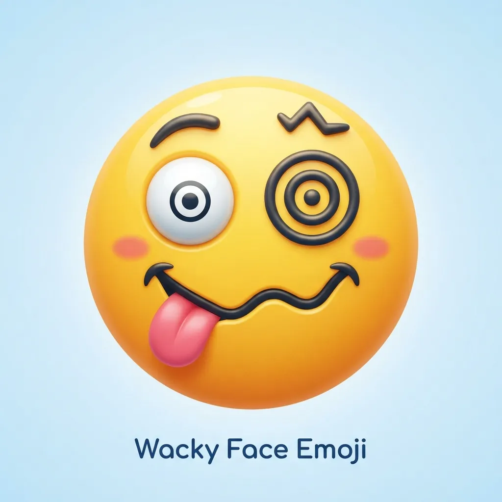 Trending wacky face emoji in 2026