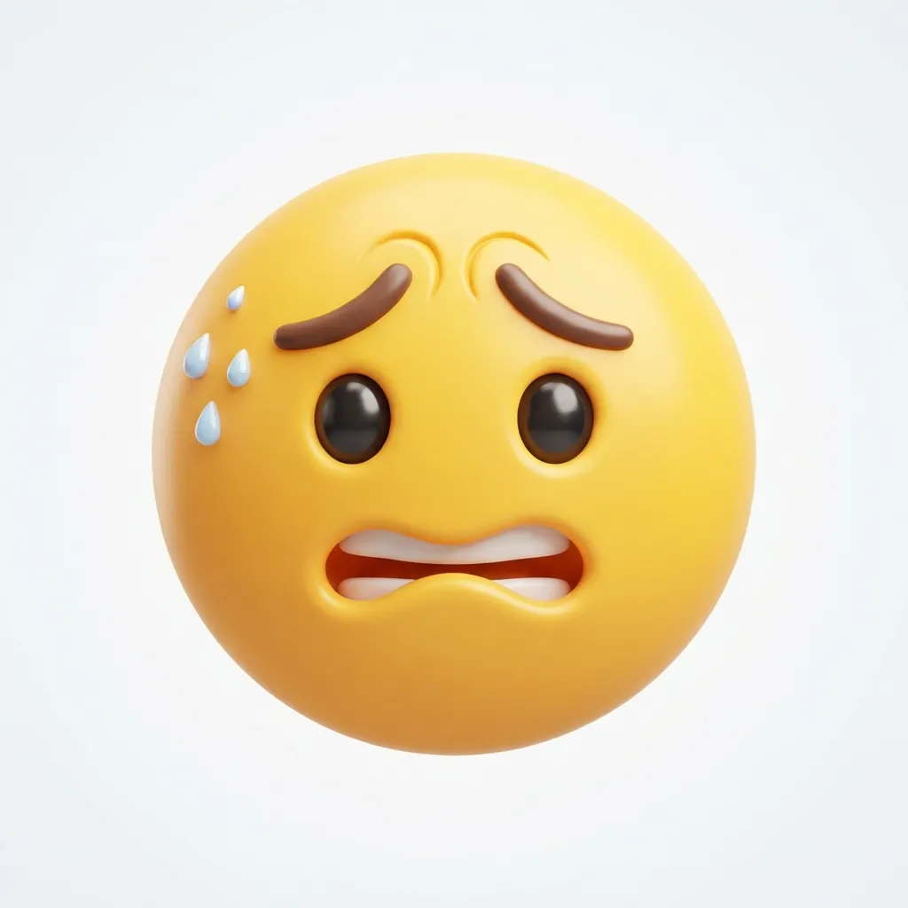 Trending worried emoji face in 2026