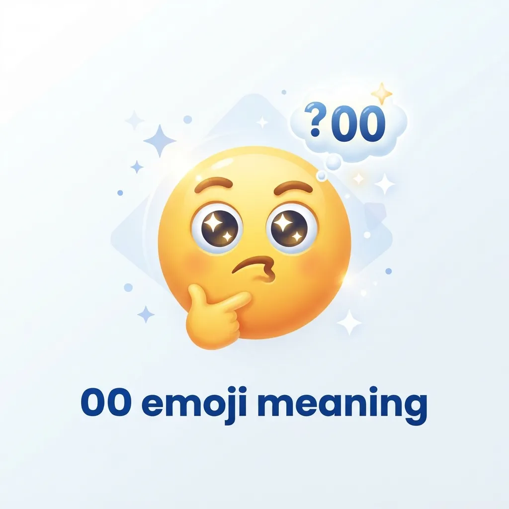 What do 00 emoji mean