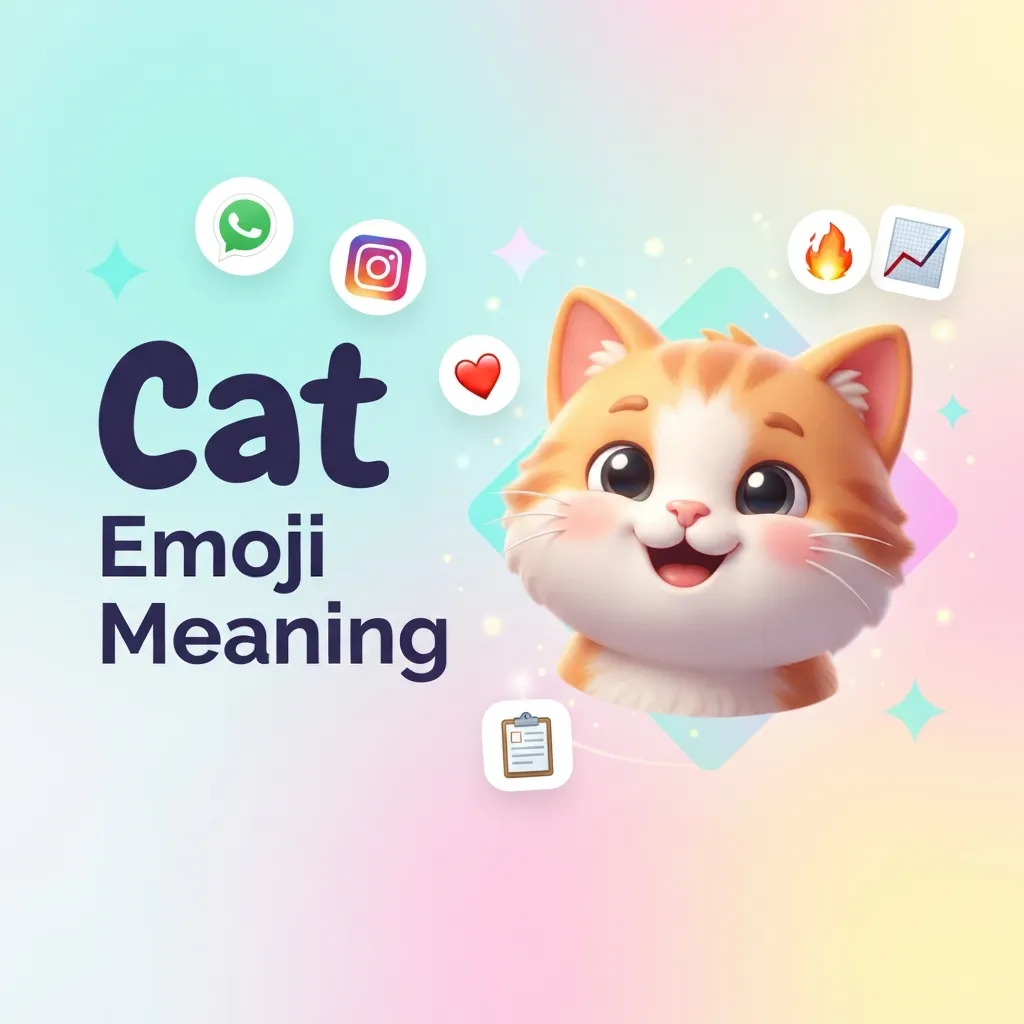 What do cat emoji mean