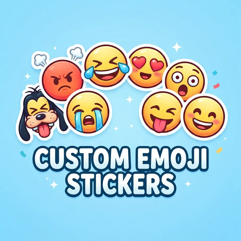 What do custom emoji stickers mean