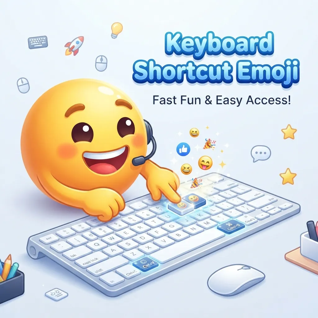 What do keyboard shortcut emoji mean