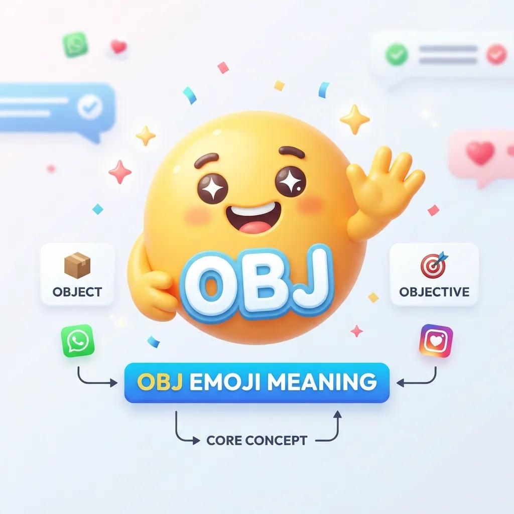 What do OBJ emoji meaning mean