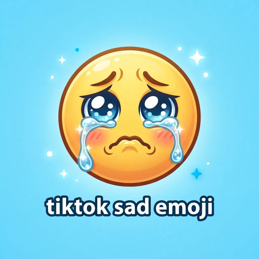 What does tiktok sad emoji mean in texting and chat?