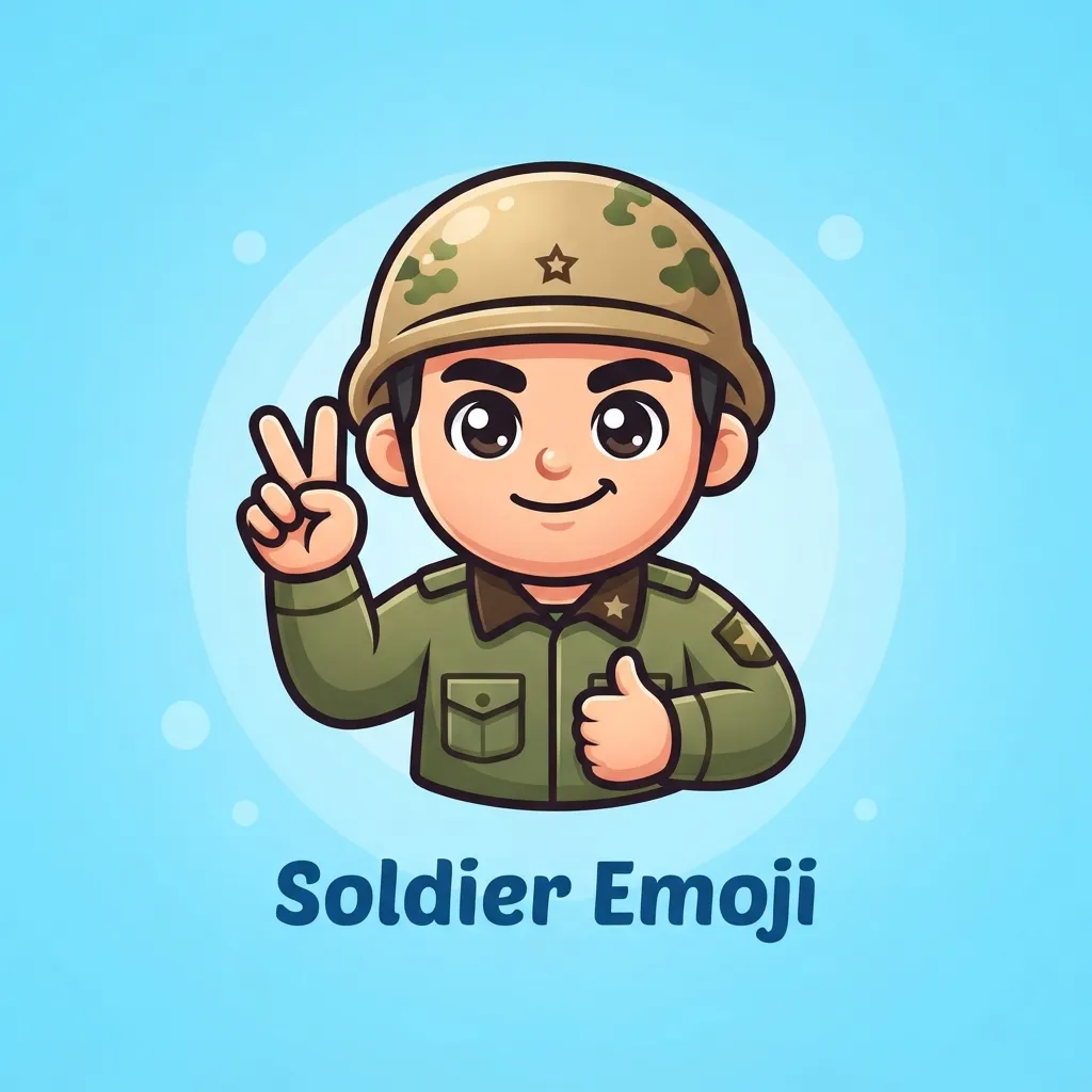 How to use soldier emoji the right way