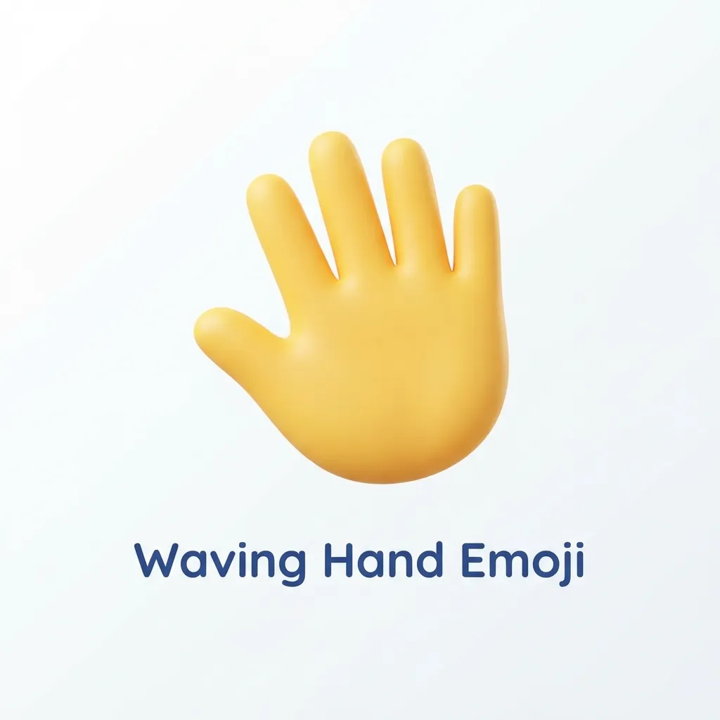 How to use waving hand emoji the right way