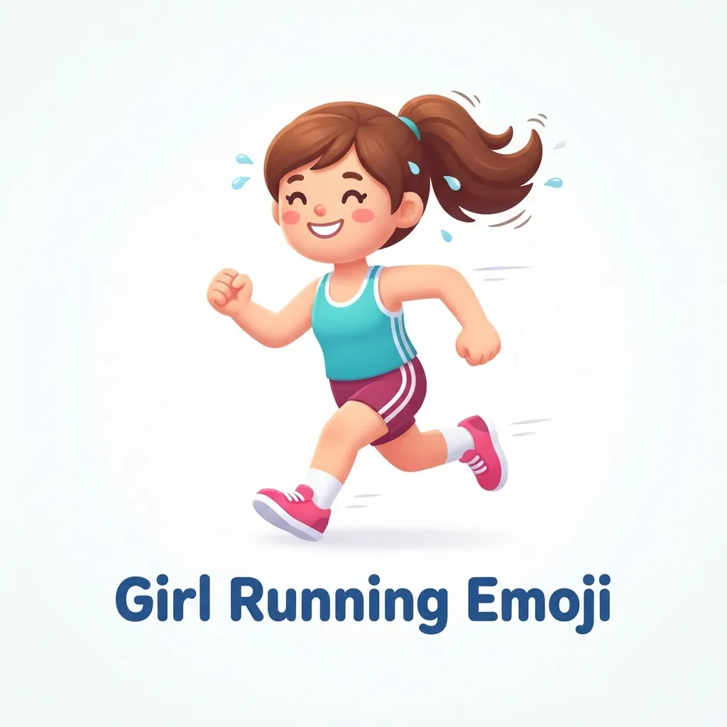 Trending girl running emoji in 2026