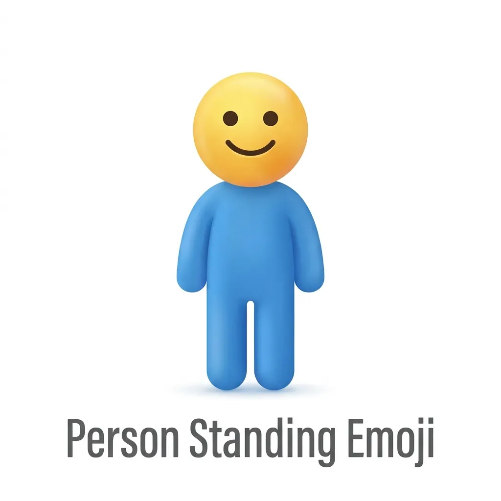 Trending person standing emoji in 2026