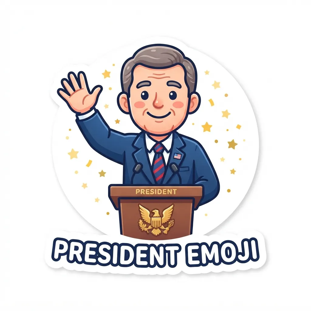 What do president emoji mean
