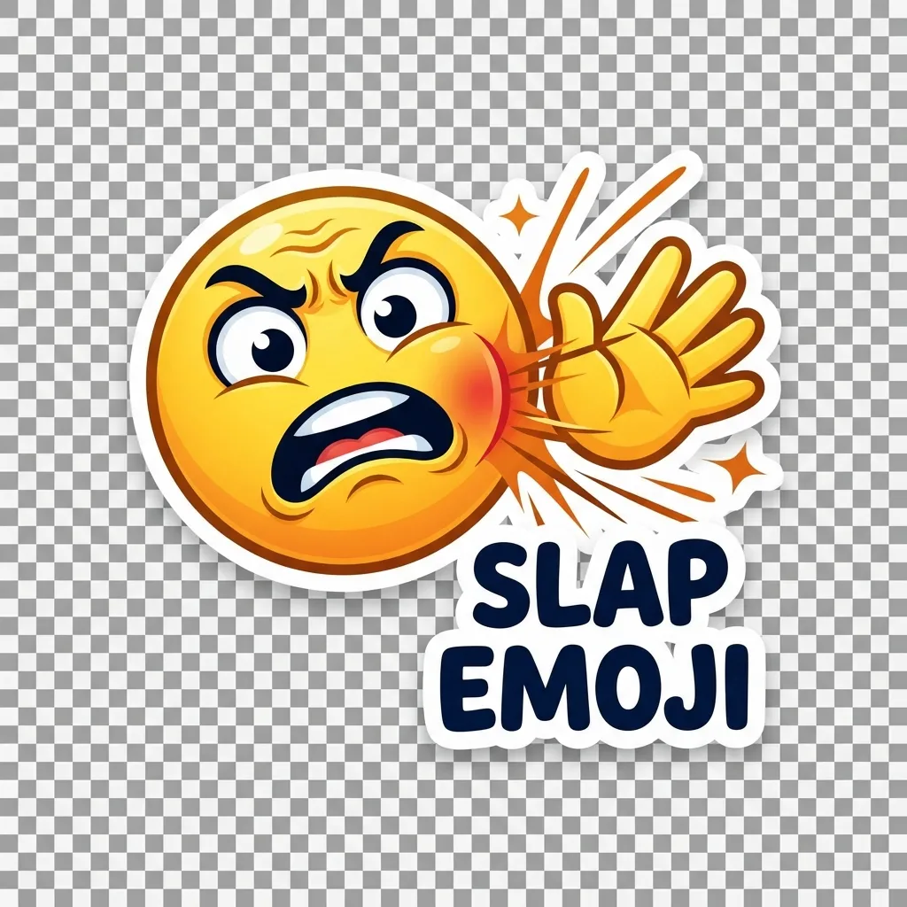 What do slap emoji mean
