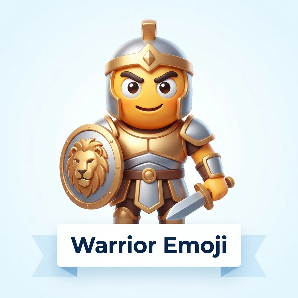 What do warrior emoji mean