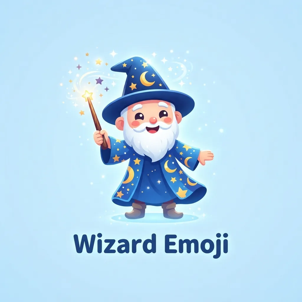 What do wizard emoji mean?