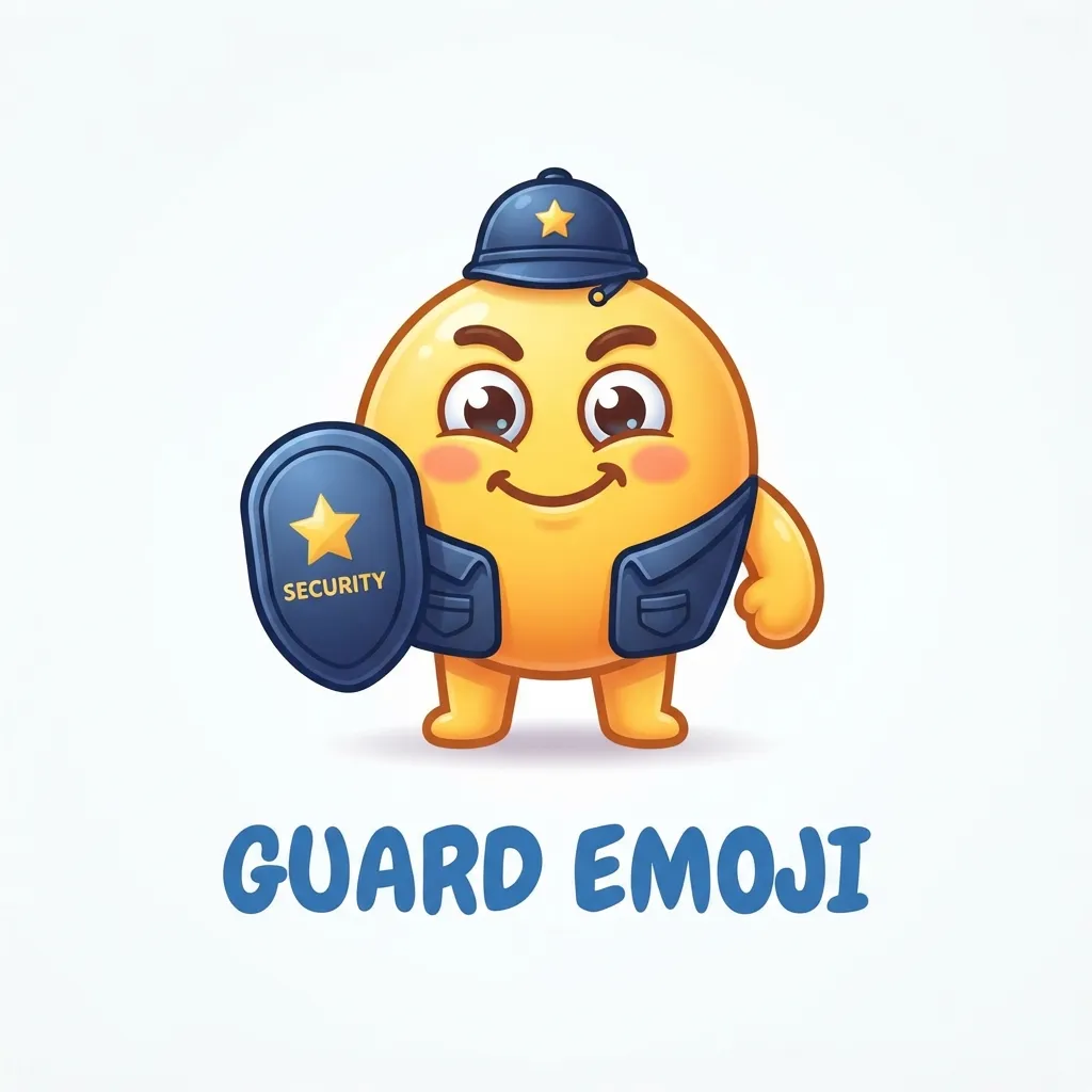 What does guard emoji mean in texting and chat