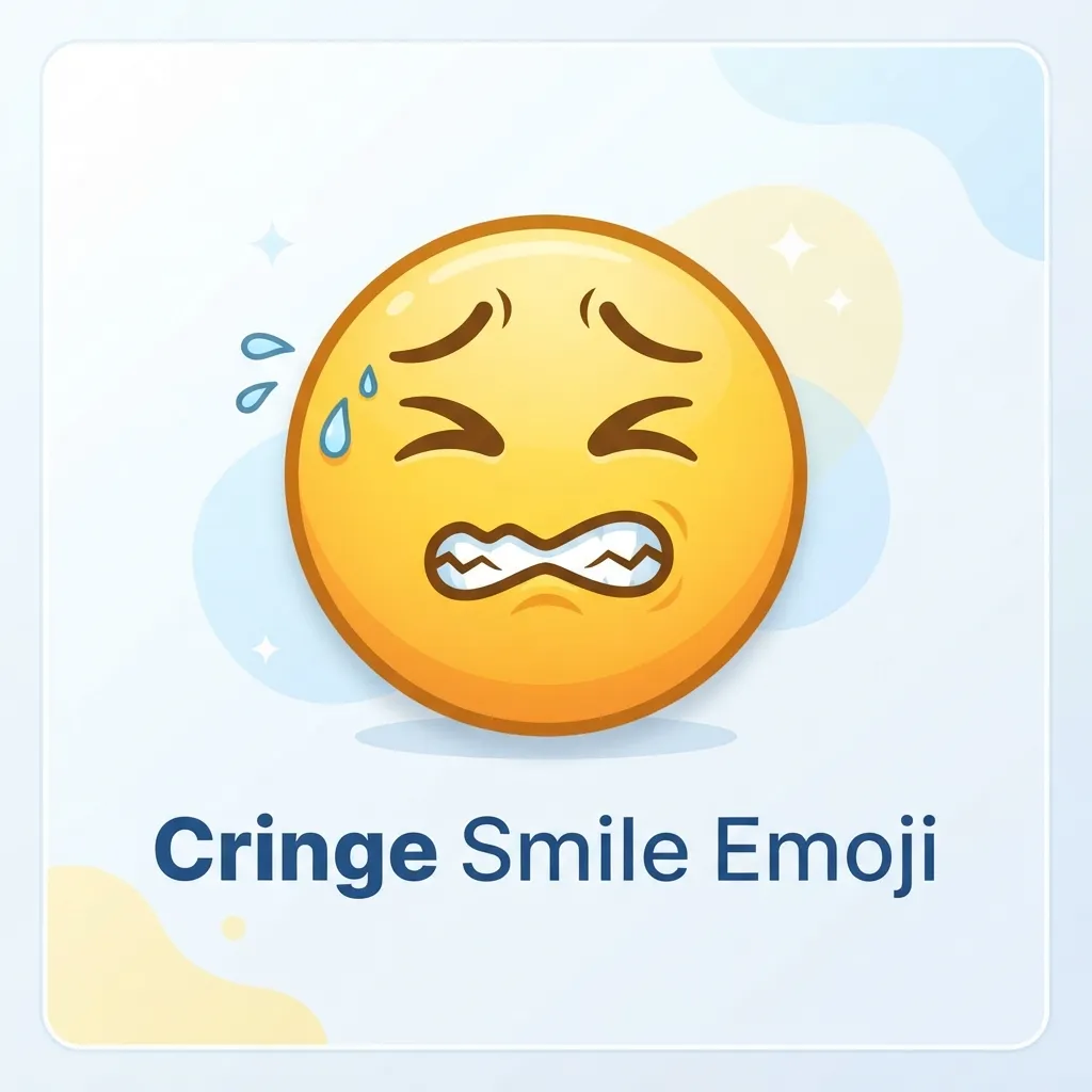 What Is Cringe Smile Emoji 
