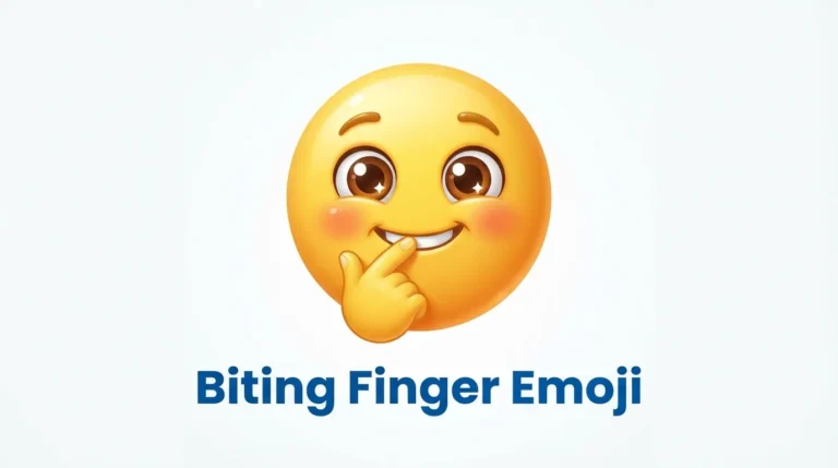 Biting Finger Emoji