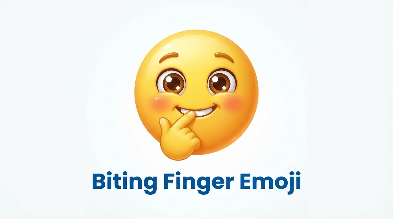 Biting Finger Emoji