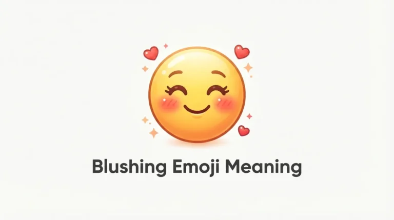 Blushing Emoji Meaning