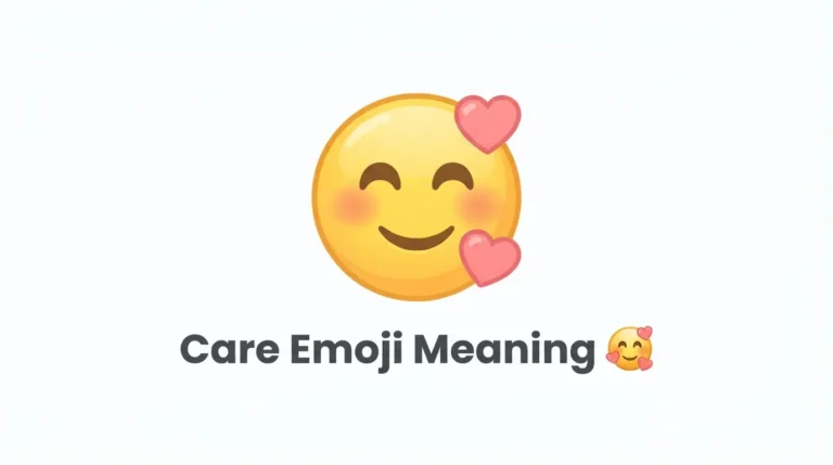 care emoji meaning