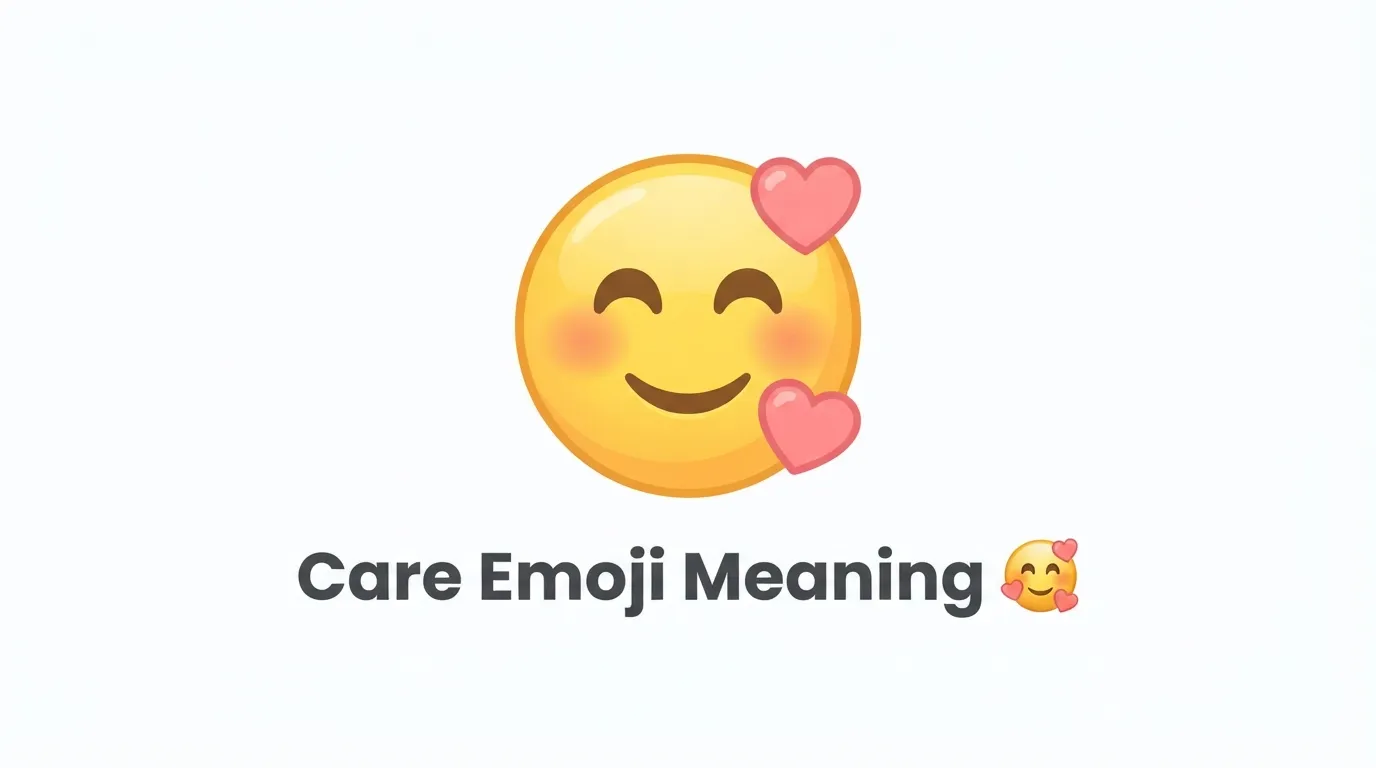 care emoji meaning