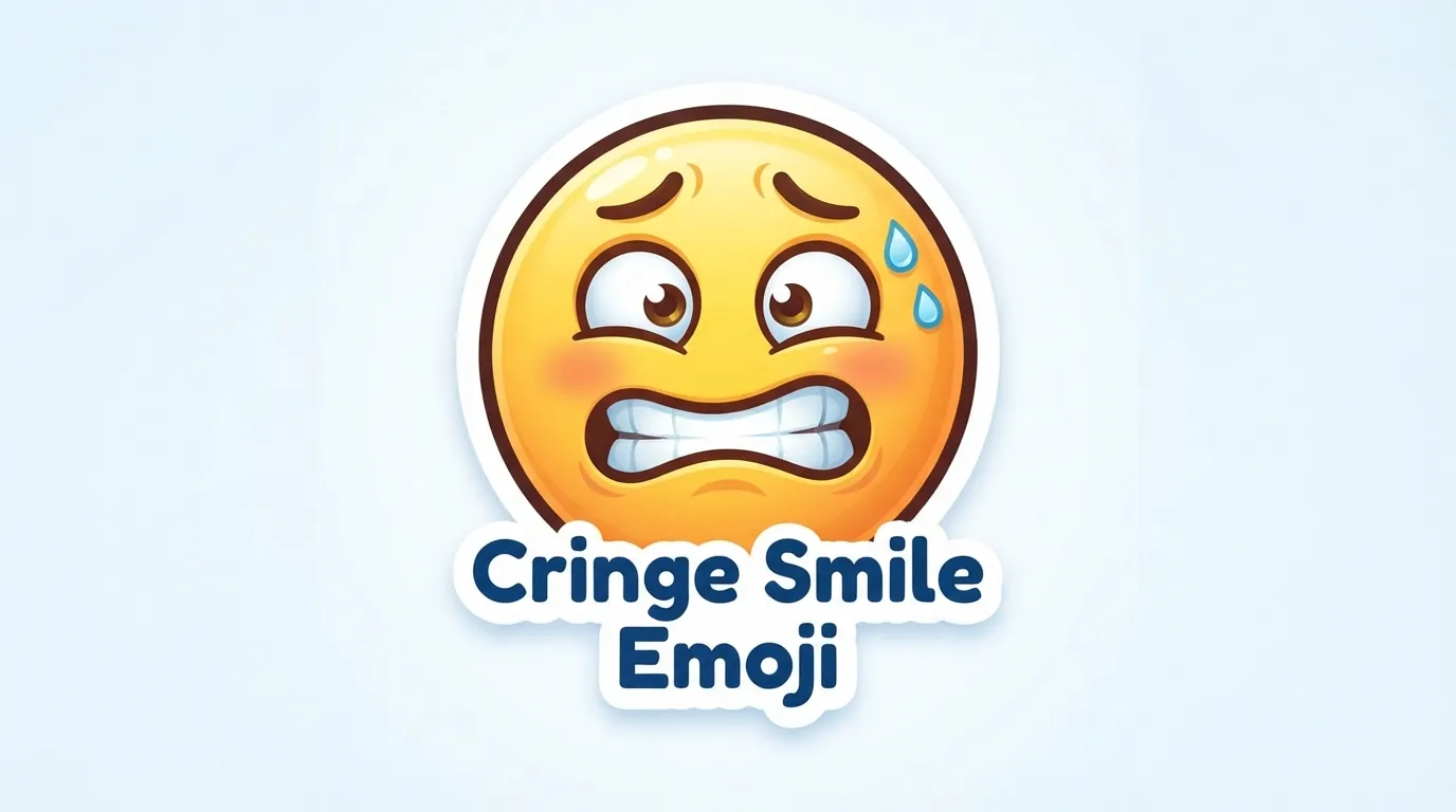 Cringe Smile Emoji