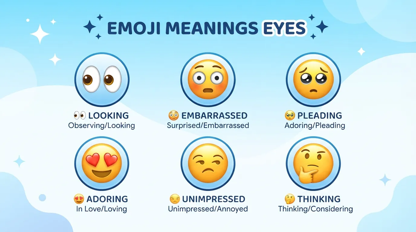Emoji Meanings eyes
