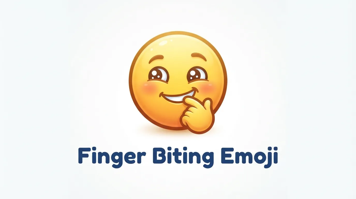 Finger Biting Emoji