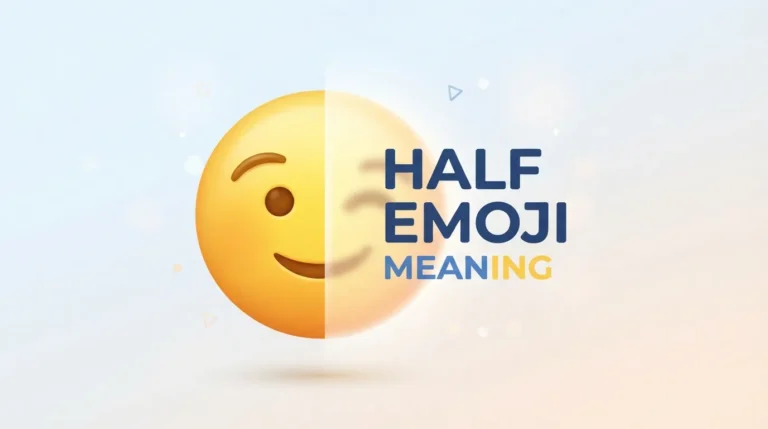 Half emoji meaning