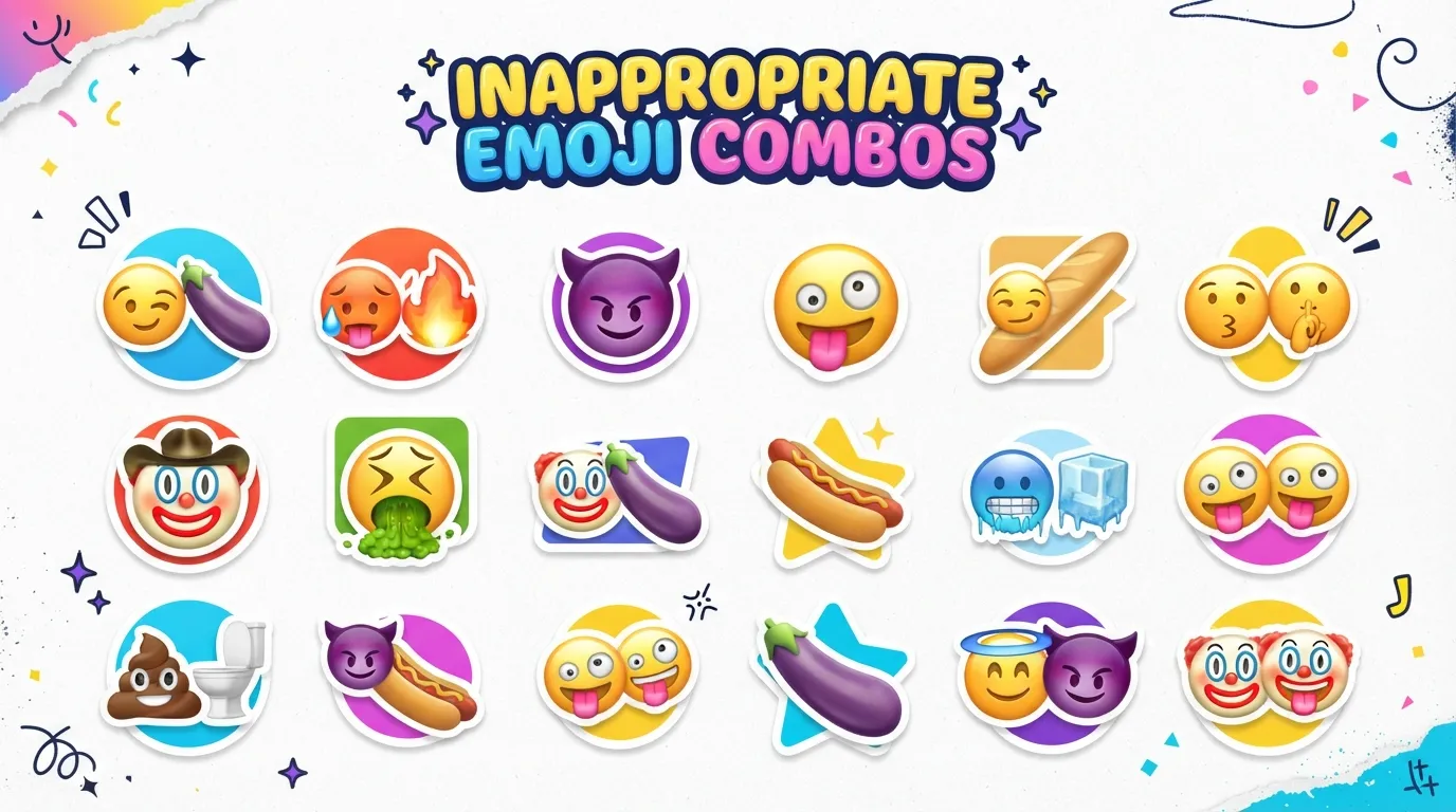 inappropriate emoji combos 