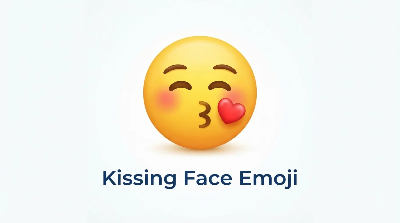 Kissing Face Emoji