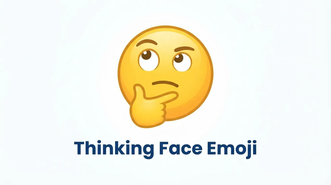 Thinking Face Emoji