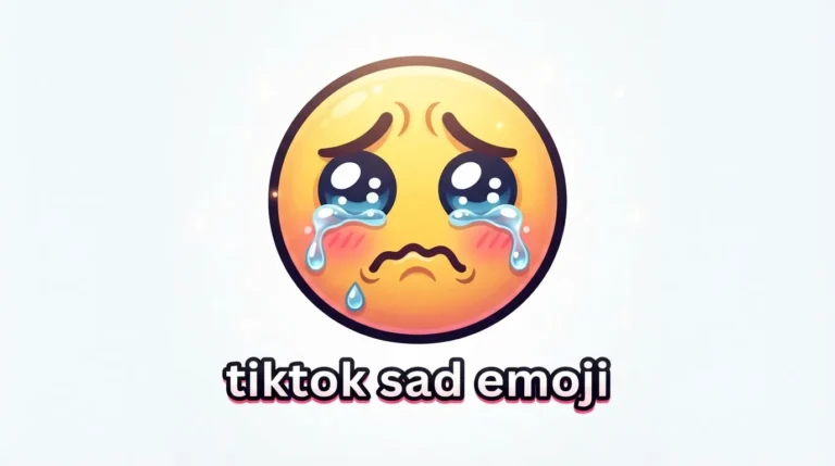 tiktok sad emoji