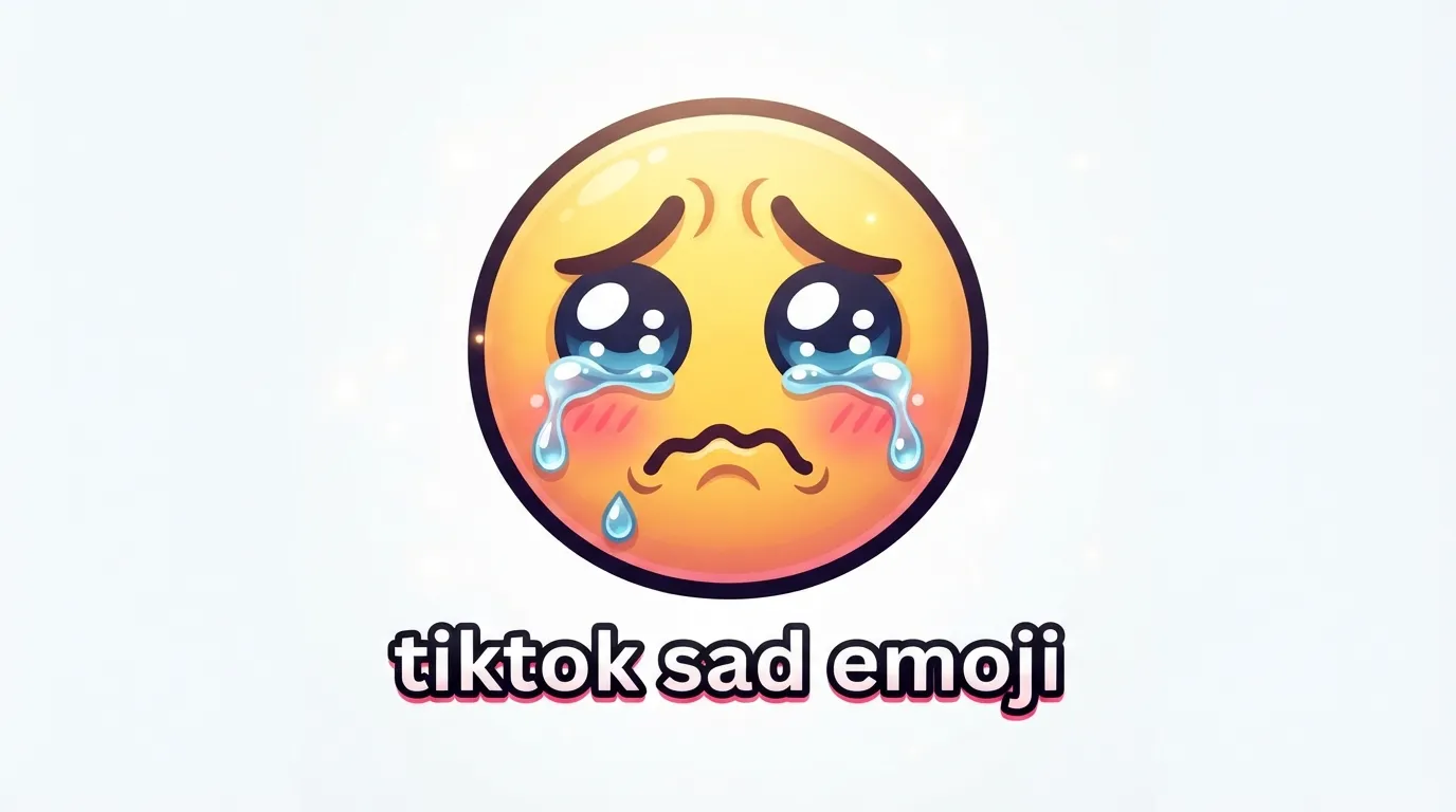 tiktok sad emoji