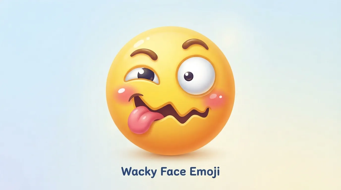Wacky Face Emoji
