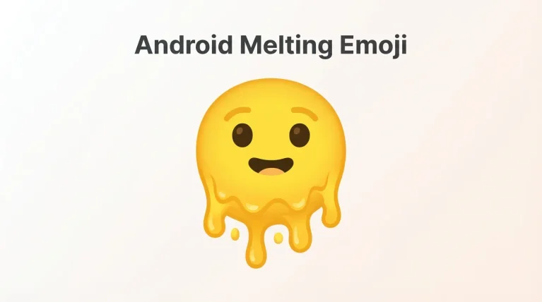 Android Melting Emoji