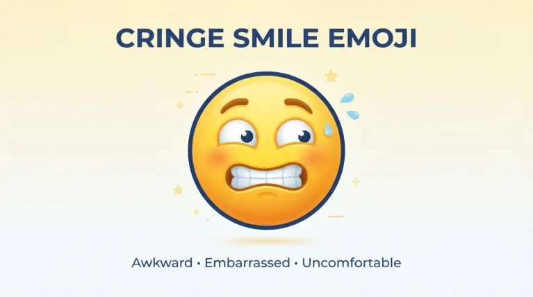 Cringe Smile Emoji