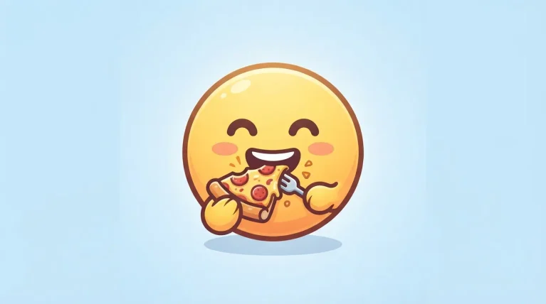 Eating emoji